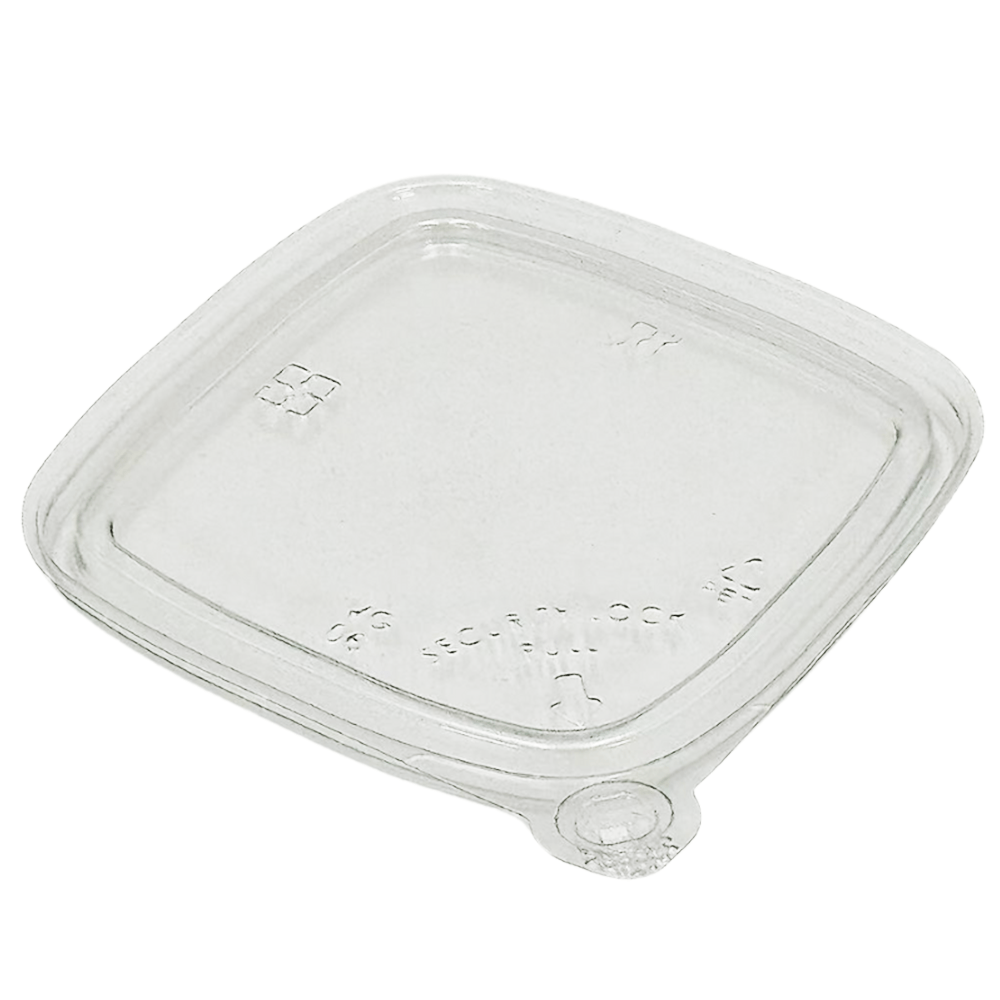 Clear PET Lid Suit Tamper Evident Square Deli Container - TEM IMPORTS™