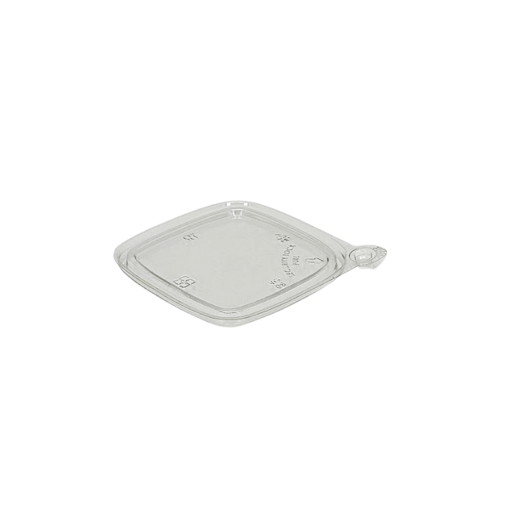 Clear PET Lid Suit Tamper Evident Square Deli Container - TEM IMPORTS™