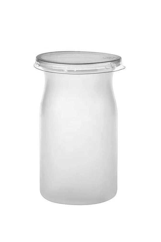 Clear PET Lid To Suit 120mL & 150mL Matt PP Milk Bottle - TEM IMPORTS™