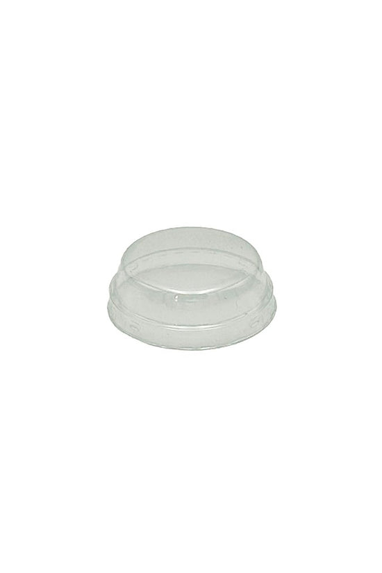 Clear PET Lid To Suit 150mL Round Cylinder Rib Cup - TEM IMPORTS™
