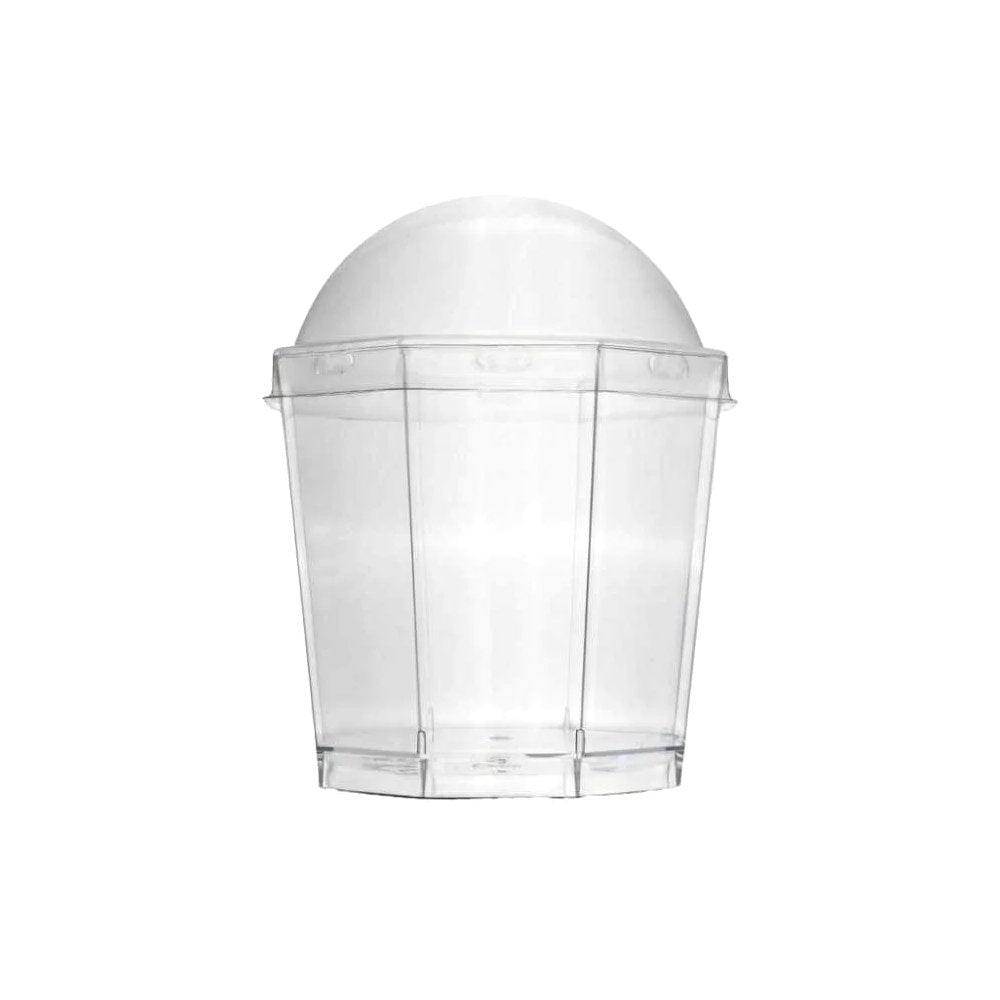 Clear PET Lid To Suit 180mL Octogon Shape Base - TEM IMPORTS™