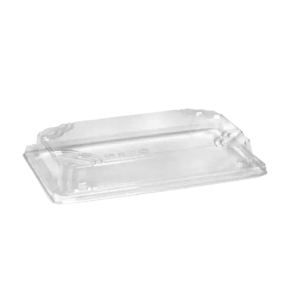 Clear PET Lid To Suit Medium BioBoard Sushi Tray - 300/CTN - TEM IMPORTS™