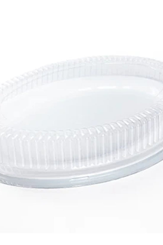 Clear PET Plastic Oval Platter Dome Lid To Suit 20 Inch - TEM IMPORTS™