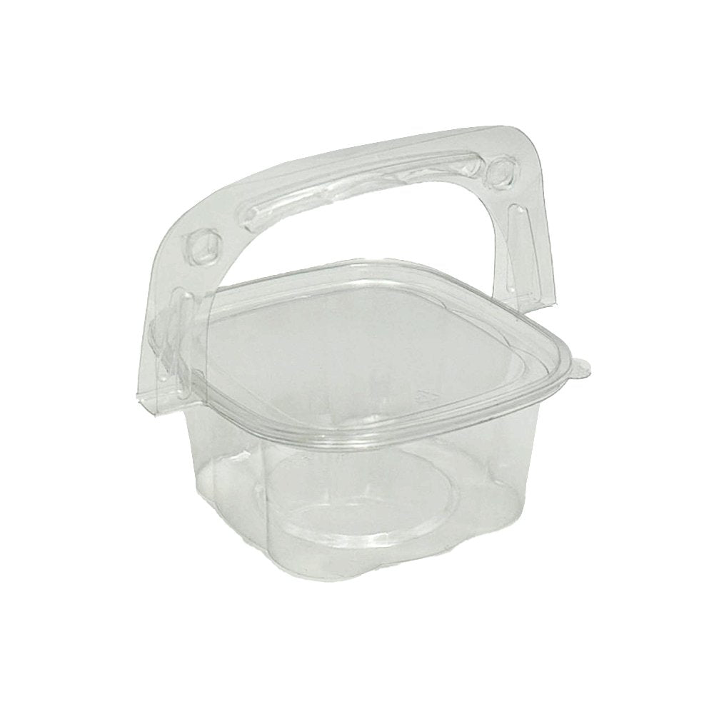 Clear PET Plastic Small Cake Container With Lid - TEM IMPORTS™