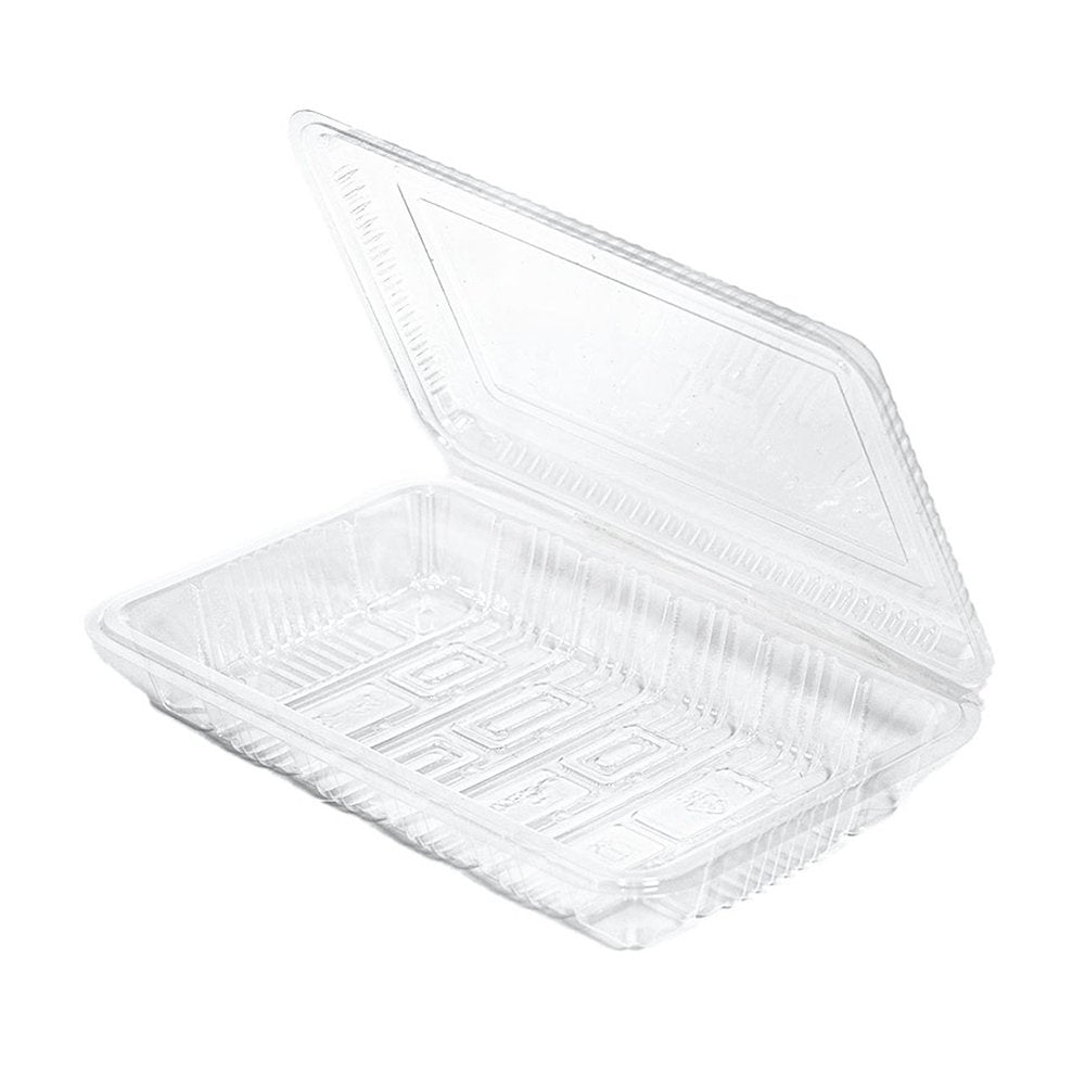 Clear Plastic 6 Rolls Sushi Hinged Lid Container - TEM IMPORTS™