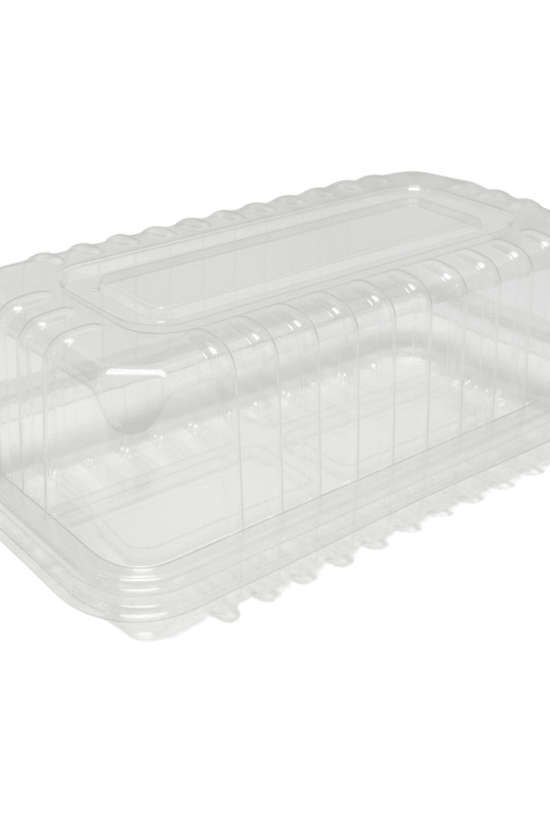 Clear Plastic Bar Cake Container with High Dome Lid – 300/Carton - TEM IMPORTS™