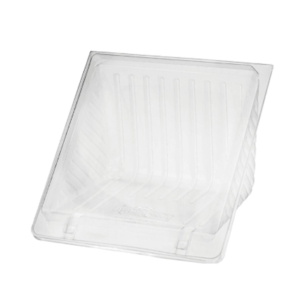 Clear Plastic Sandwich Wedges Hinged Lid Container - 4 Quarter - TEM IMPORTS™