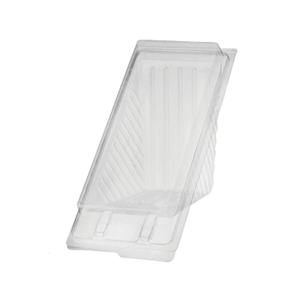 Clear Plastic Sandwich Wedges Hinged Lid Container - Extra Large - TEM IMPORTS™