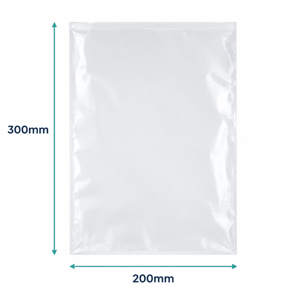 Clear Polypropylene Bag - 300mm x 200mm (Pack of 250) - TEM IMPORTS™