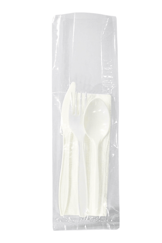 Clear Polypropylene Cutlery Bag - 260mm x 85mm (Pack of 500) - TEM IMPORTS™