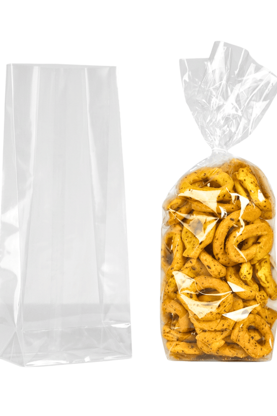 Clear Polypropylene Gusseted Bag - 260mm x 100mm (Pack of 250) - TEM IMPORTS™