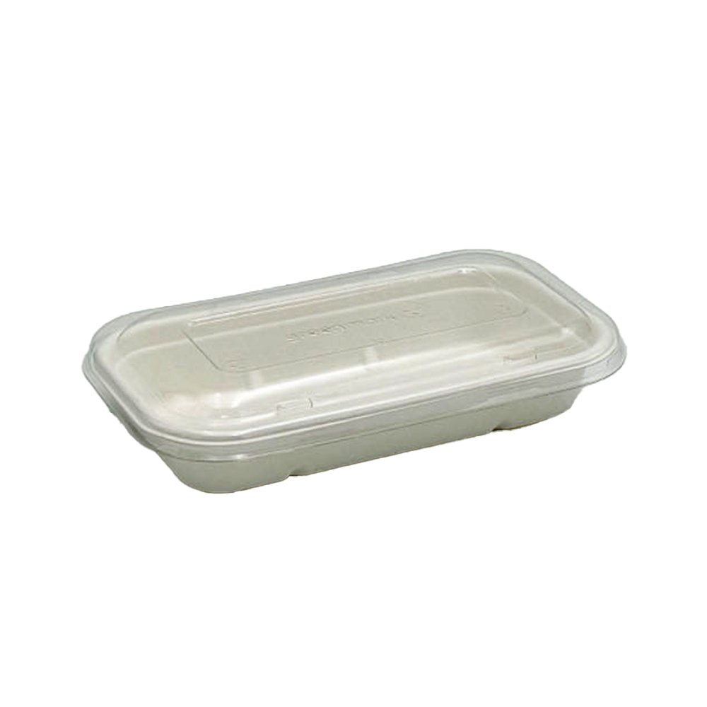 Clear Rectangular Clear PET Lid Suits 700/900mL Trays - TEM IMPORTS™