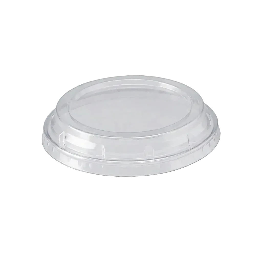 Clear RPET Raise Flat Lid for Deli Container (Carton of 500)