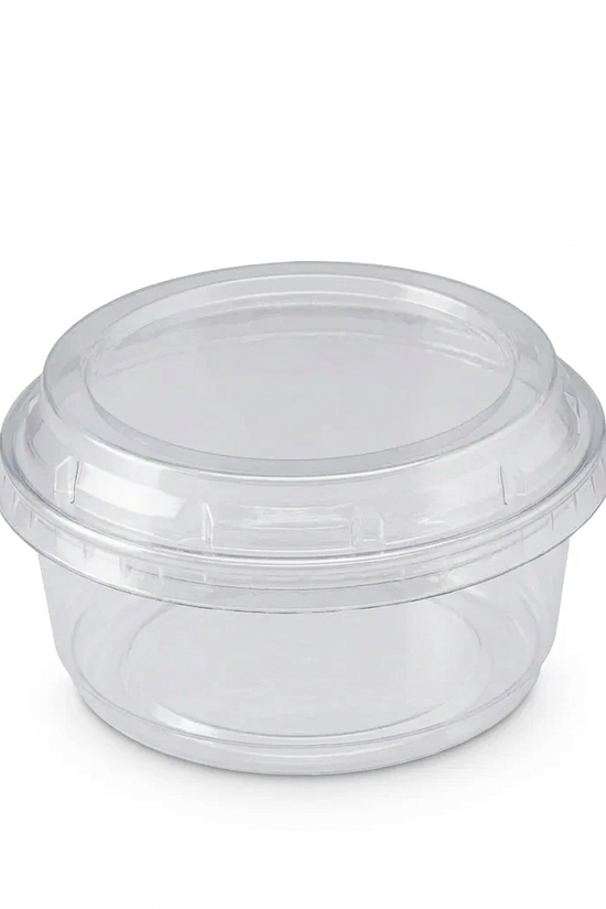 Clear RPET Raise Flat Lid for Deli Container (Carton of 500)