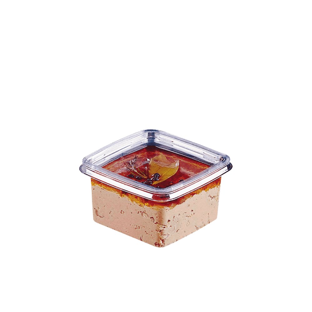 Clear Square Portion Control / Dessert Plastic Containers - 300mL - TEM IMPORTS™