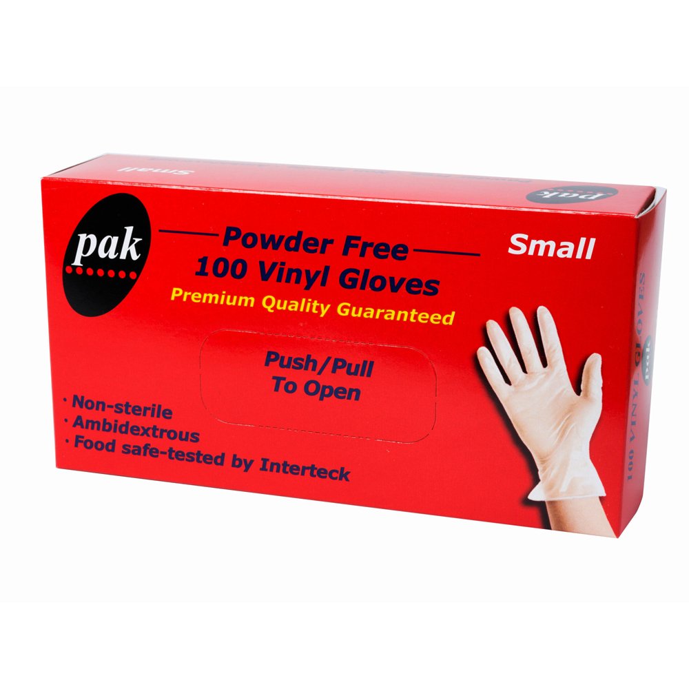 Clear Vinyl Gloves Powder Free - Small - TEM IMPORTS™