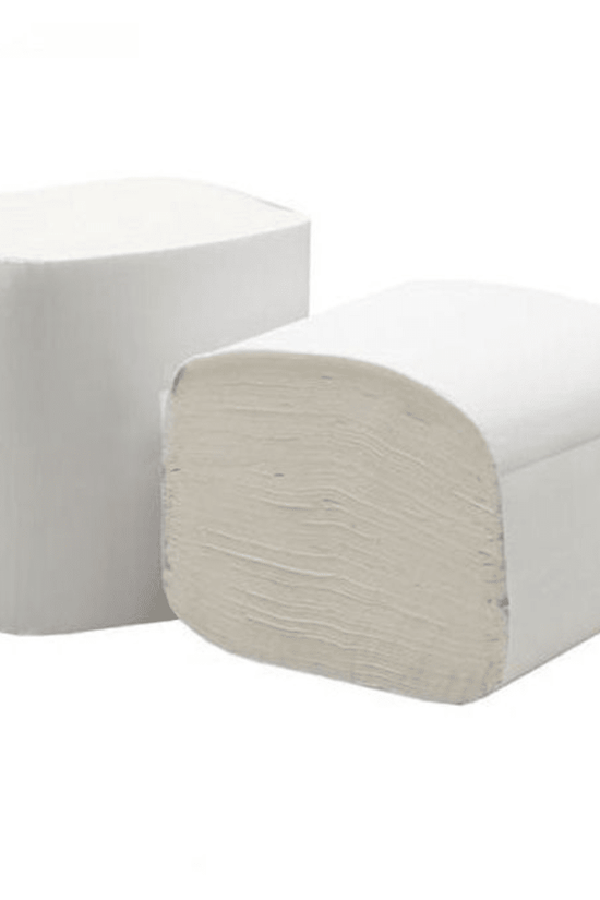 Commercial 2-Ply Interleaved Toilet Tissue – 9,000 Sheets (36Packs/Carton) - TEM IMPORTS™