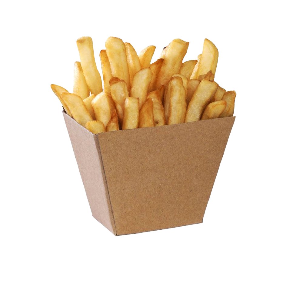 Corrugated Kraft Plain Brown Chip Cup - TEM IMPORTS™