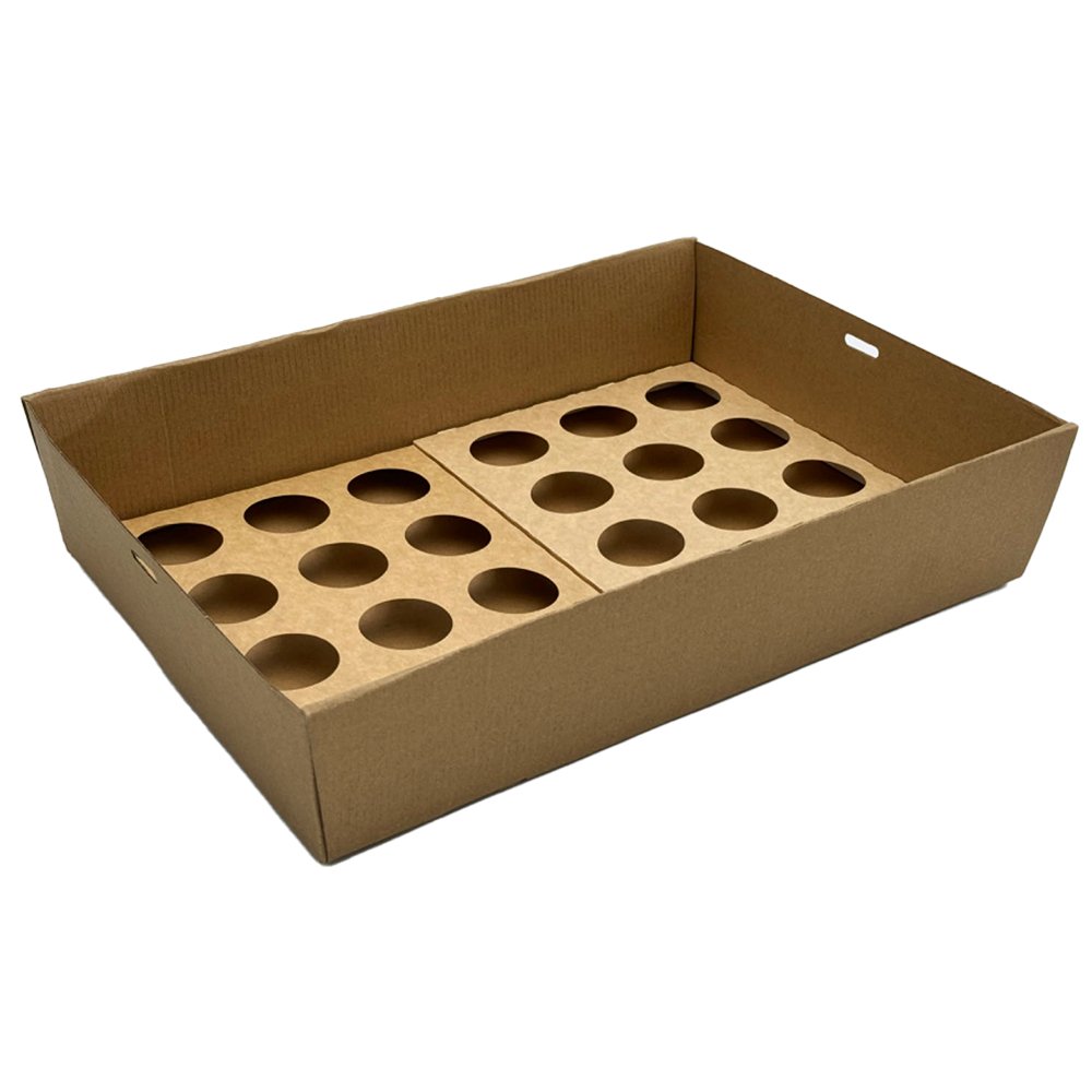 Cupcake Insert To Fit Medium/Large Tray - 12 Holes 50pc/PK - TEM IMPORTS™