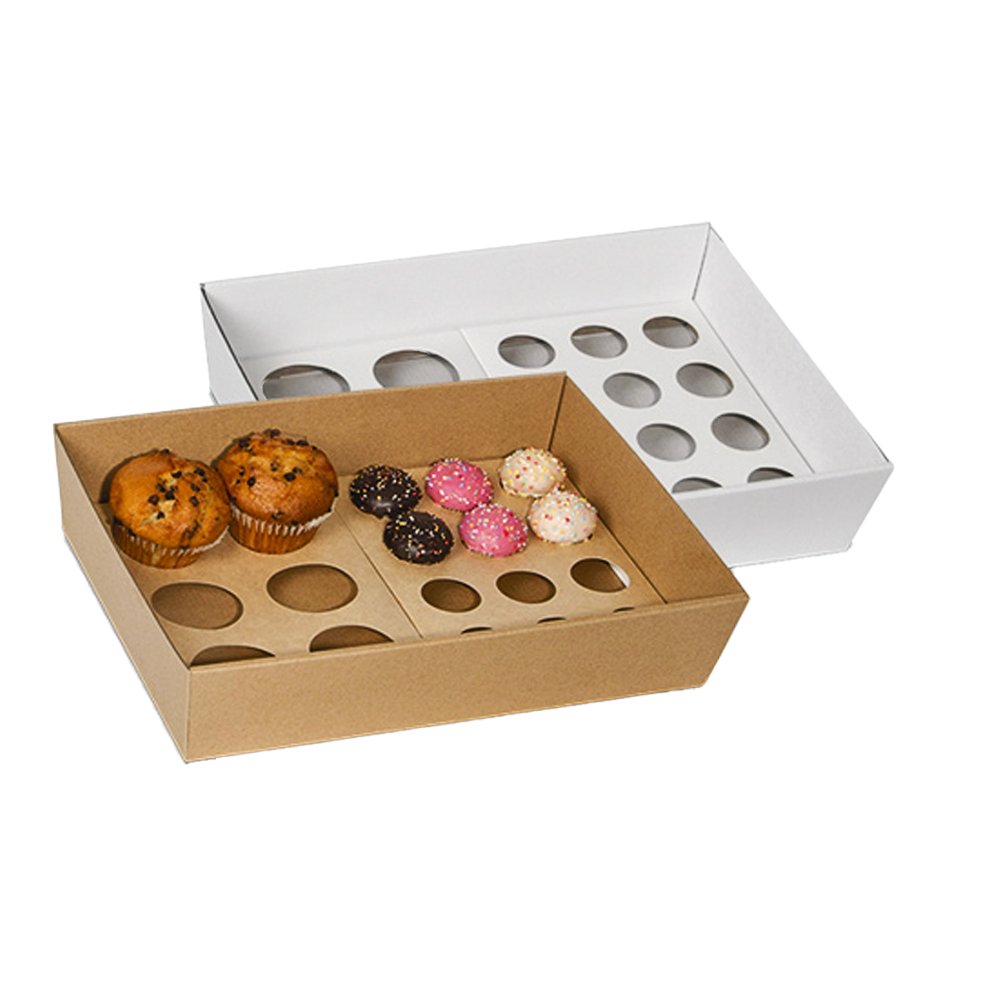 Cupcake Insert To Fit Medium/Large Tray - 12 Holes 50pc/PK - TEM IMPORTS™