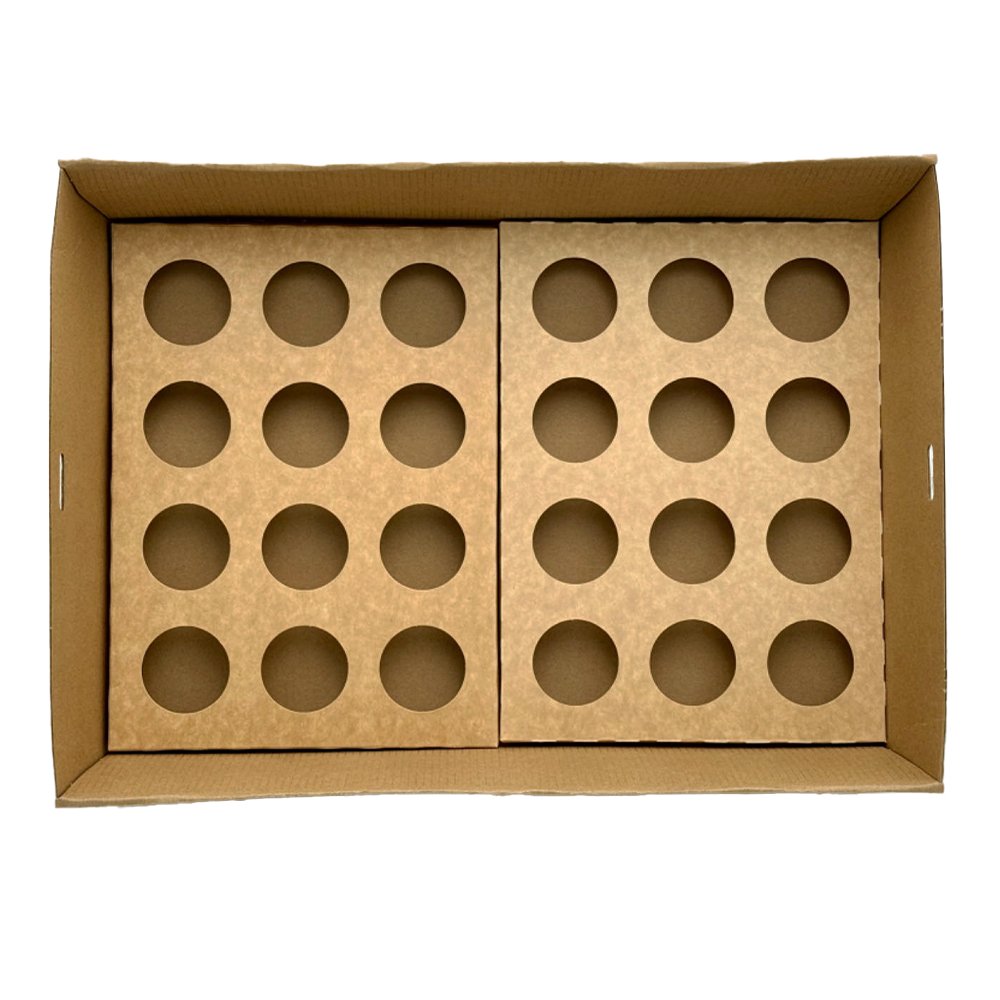 Cupcake Insert To Fit Medium/Large Tray - 12 Holes 50pc/PK - TEM IMPORTS™