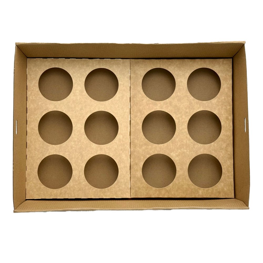 Cupcake Insert To Fit Medium/Large Tray - 6 Holes 50pc/PK - TEM IMPORTS™