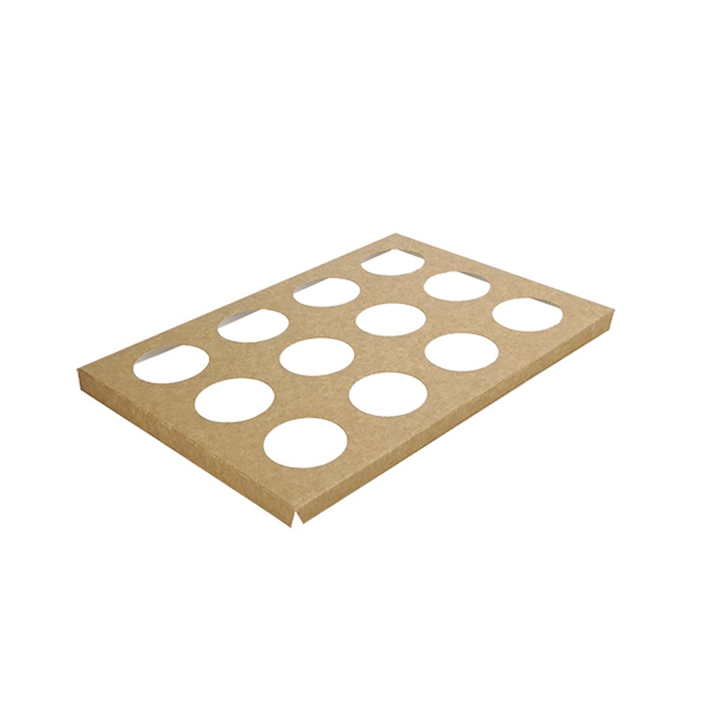 Cupcake Insert To Fit Small Tray - 12 Holes 50pc/PK - TEM IMPORTS™