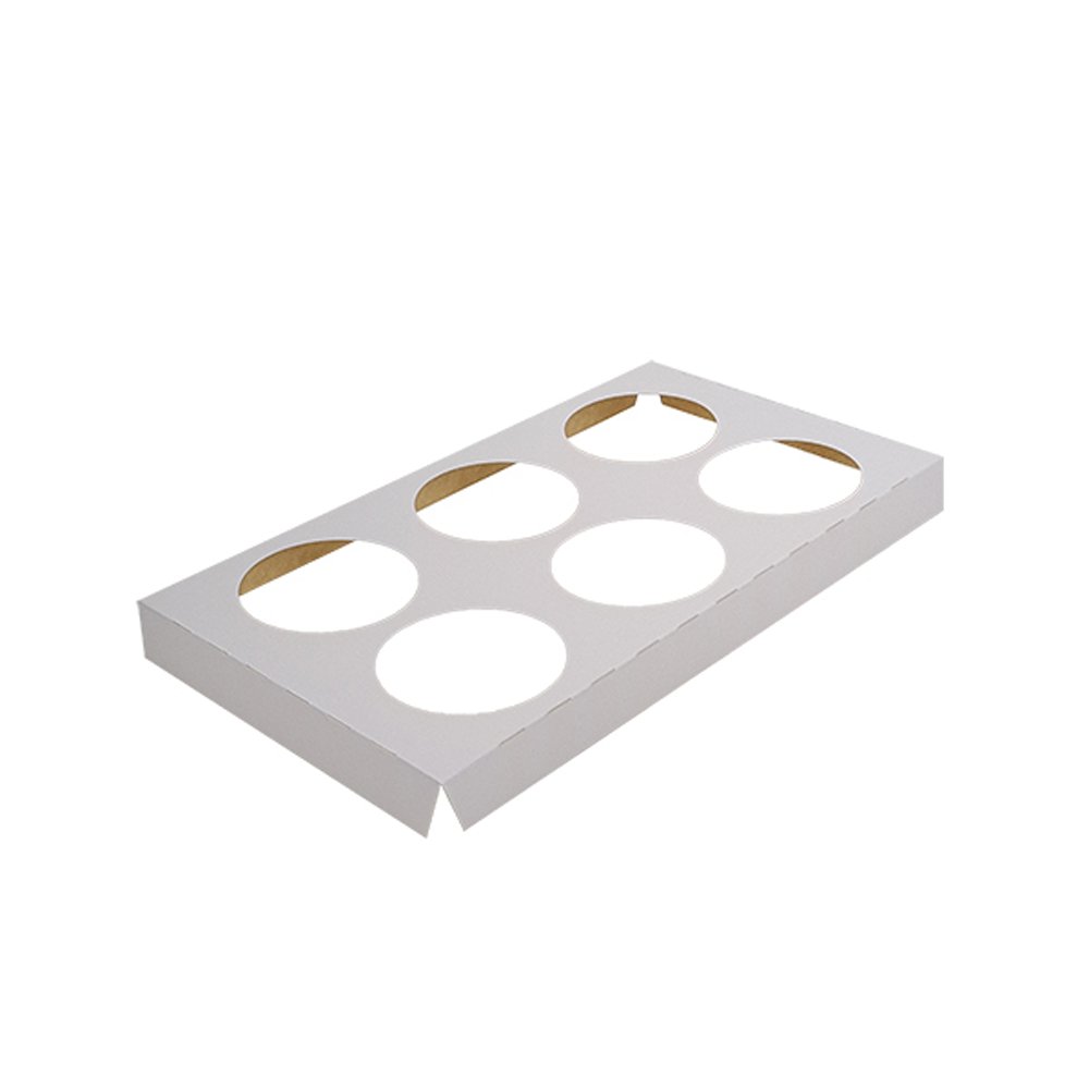 Cupcake Insert To Fit Small Tray - 6 Holes 50pc/PK - TEM IMPORTS™