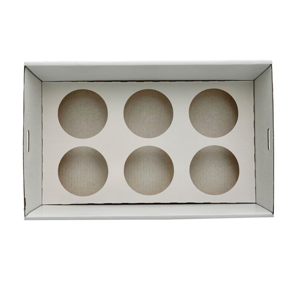 Cupcake Insert To Fit Small Tray - 6 Holes 50pc/PK - TEM IMPORTS™