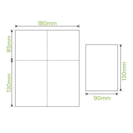 D-Fold Compact 1-Ply White Dispenser BioNapkin - 5000pcs/Ctn - TEM IMPORTS™