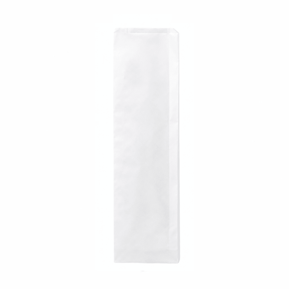Double Bread Stick White Paper Bag - Pack of 500 - TEM IMPORTS™