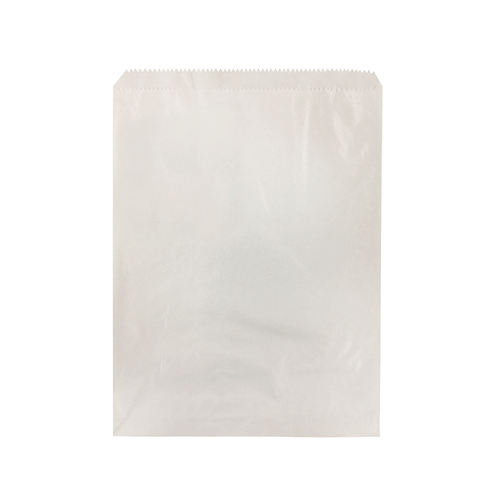 Double Lined Grease Proof 3 Long White Paper Bag - 500/PK - TEM IMPORTS™