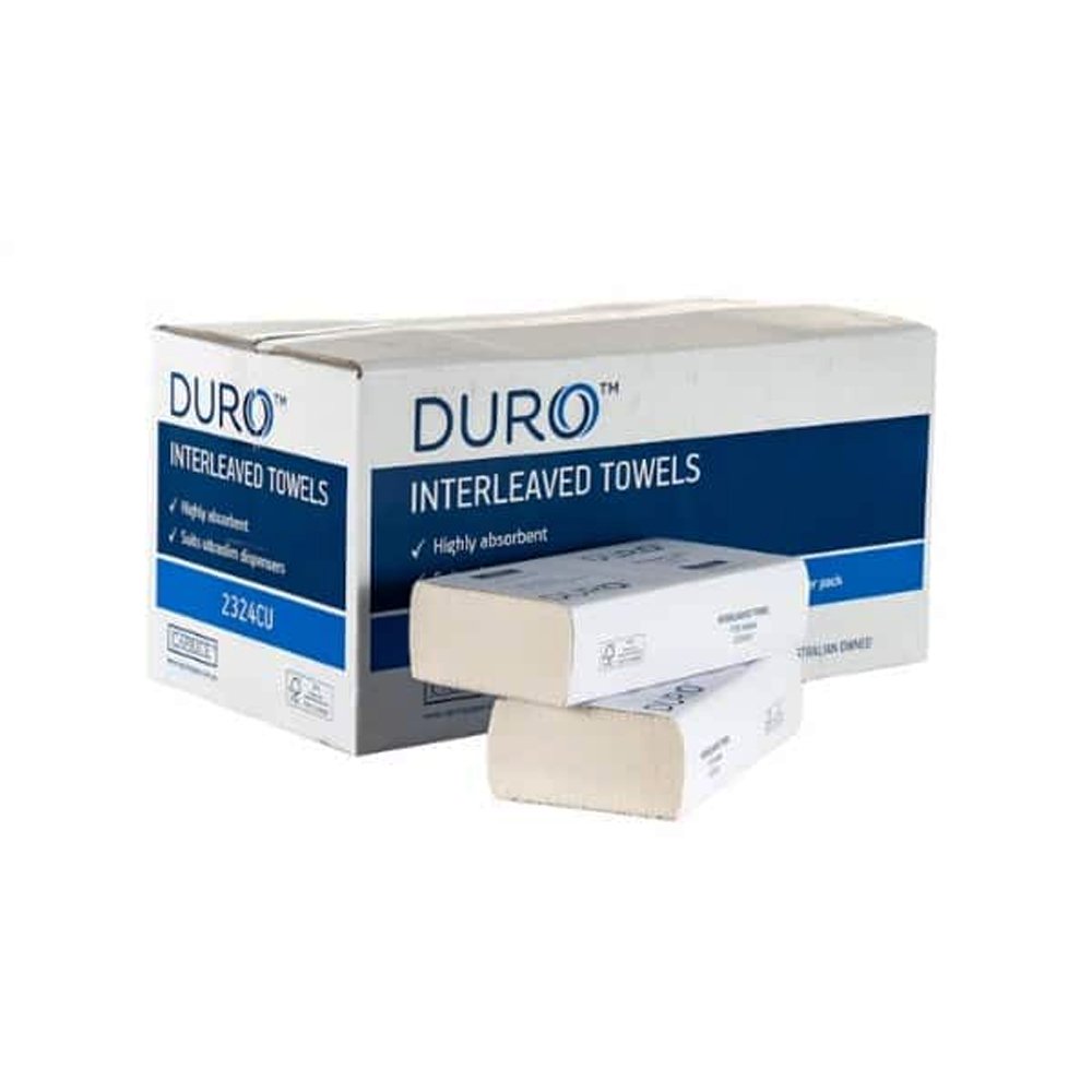 Duro Compact Interleaved Towel 29cm x 20cm - 2400/CTN - TEM IMPORTS™