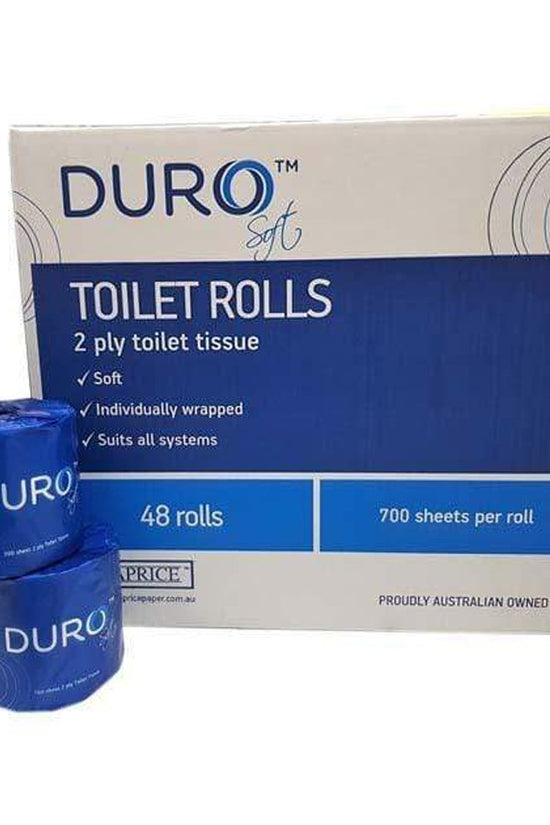 Duro Toilet Paper Roll 700 Sheet Individually Wrapped - 48/CTN - TEM IMPORTS™