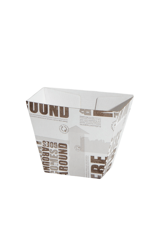 Enviro Range Newspaper Print Design Chip Cup - 500/CTN - TEM IMPORTS™