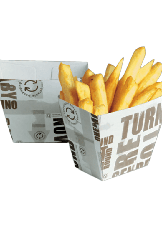 Enviro Range Newspaper Print Design Chip Cup - 500/CTN - TEM IMPORTS™