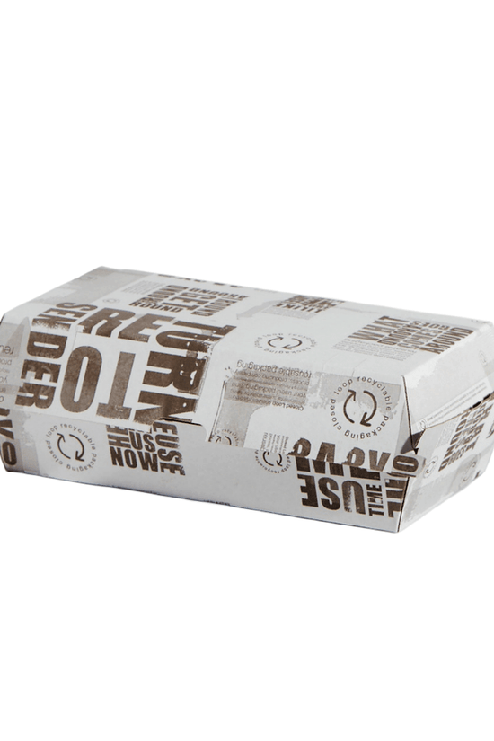 Enviro Range Newspaper Print Design Regular Snack Box - 200/CTN - TEM IMPORTS™