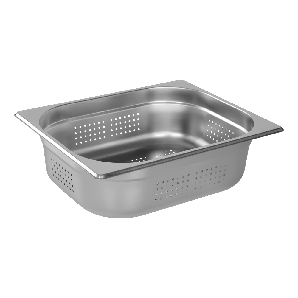 Euro Anti - Jam 1/2 Size GN Perforated Food Pan - 100mm - TEM IMPORTS™