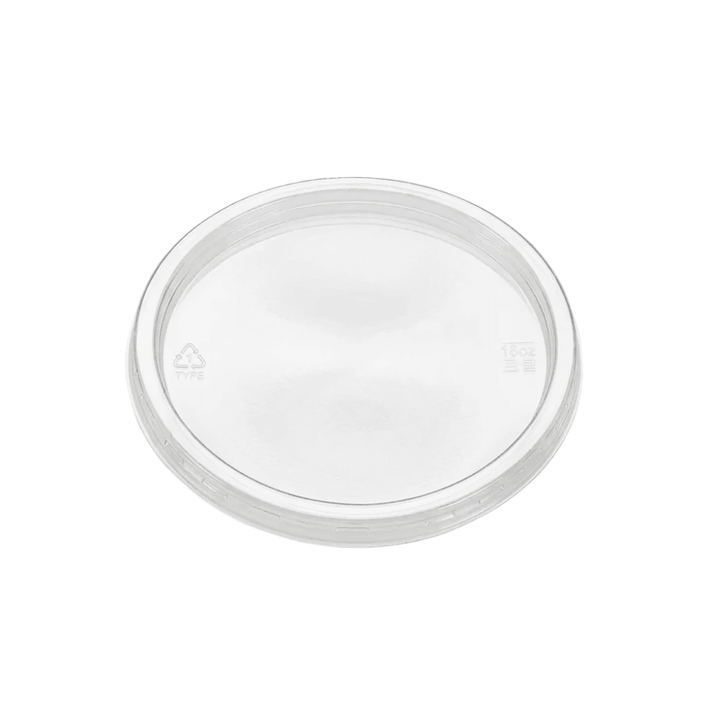 Flat Insert Lid for PET Deli Containers (Carton of 500) - TEM IMPORTS™