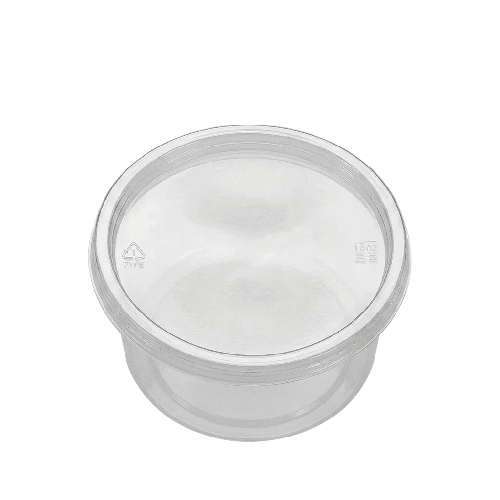 Flat Insert Lid for PET Deli Containers (Carton of 500) - TEM IMPORTS™