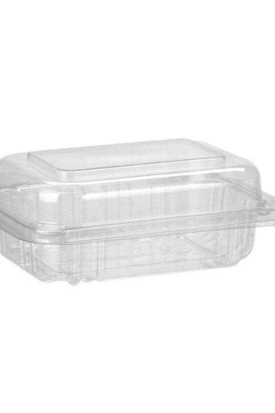 Small Rectangular Takeaway Salad Container with Hinged Lid (Carton of 250)