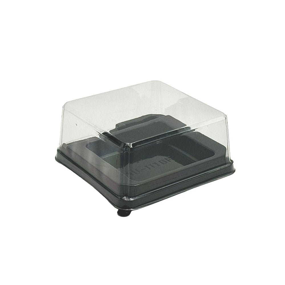 H50mm Square Internal Square With Clear Lid Container - TEM IMPORTS™