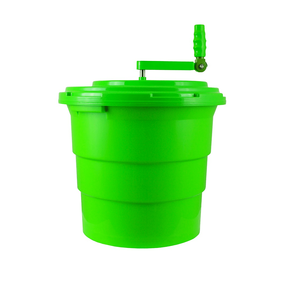 Hands On® Green Jumbo Salad Spinner 20Lt - TEM IMPORTS™
