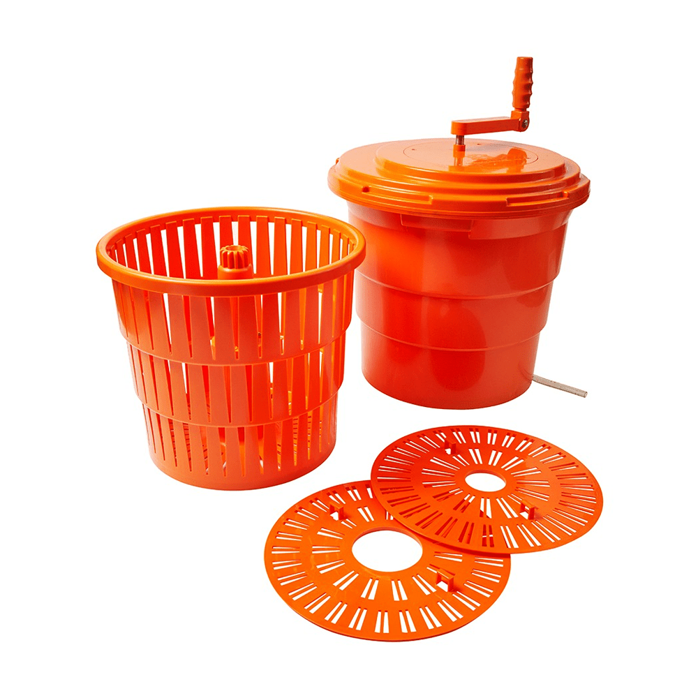 Hands On® Orange Jumbo Salad Spinner 20Lt - TEM IMPORTS™