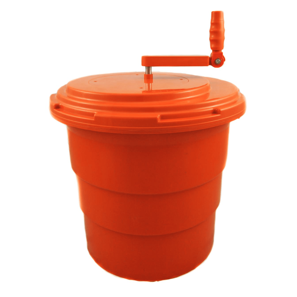 Hands On® Orange Jumbo Salad Spinner 20Lt - TEM IMPORTS™