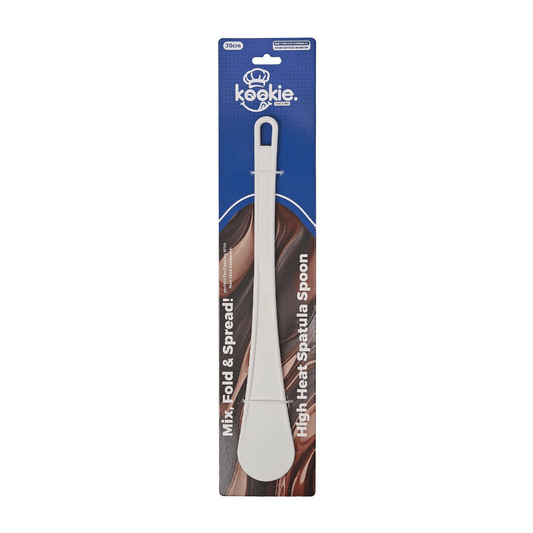 High Heat Spatula One - Piece Spoonula White - 300mm - TEM IMPORTS™