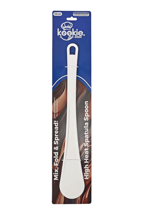 High Heat Spatula One - Piece Spoonula White - 350mm - TEM IMPORTS™