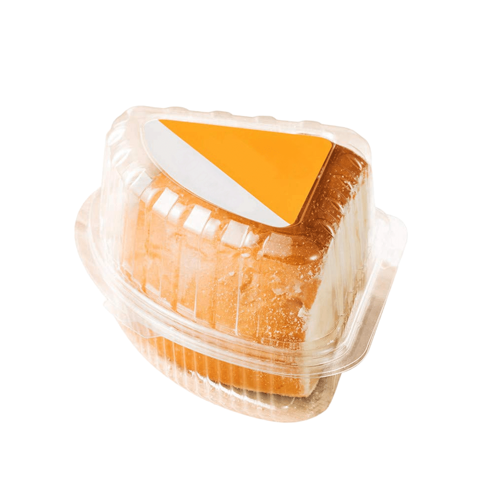 Individual Clear Quarter Slice Cake Hinged Lid - TEM IMPORTS™