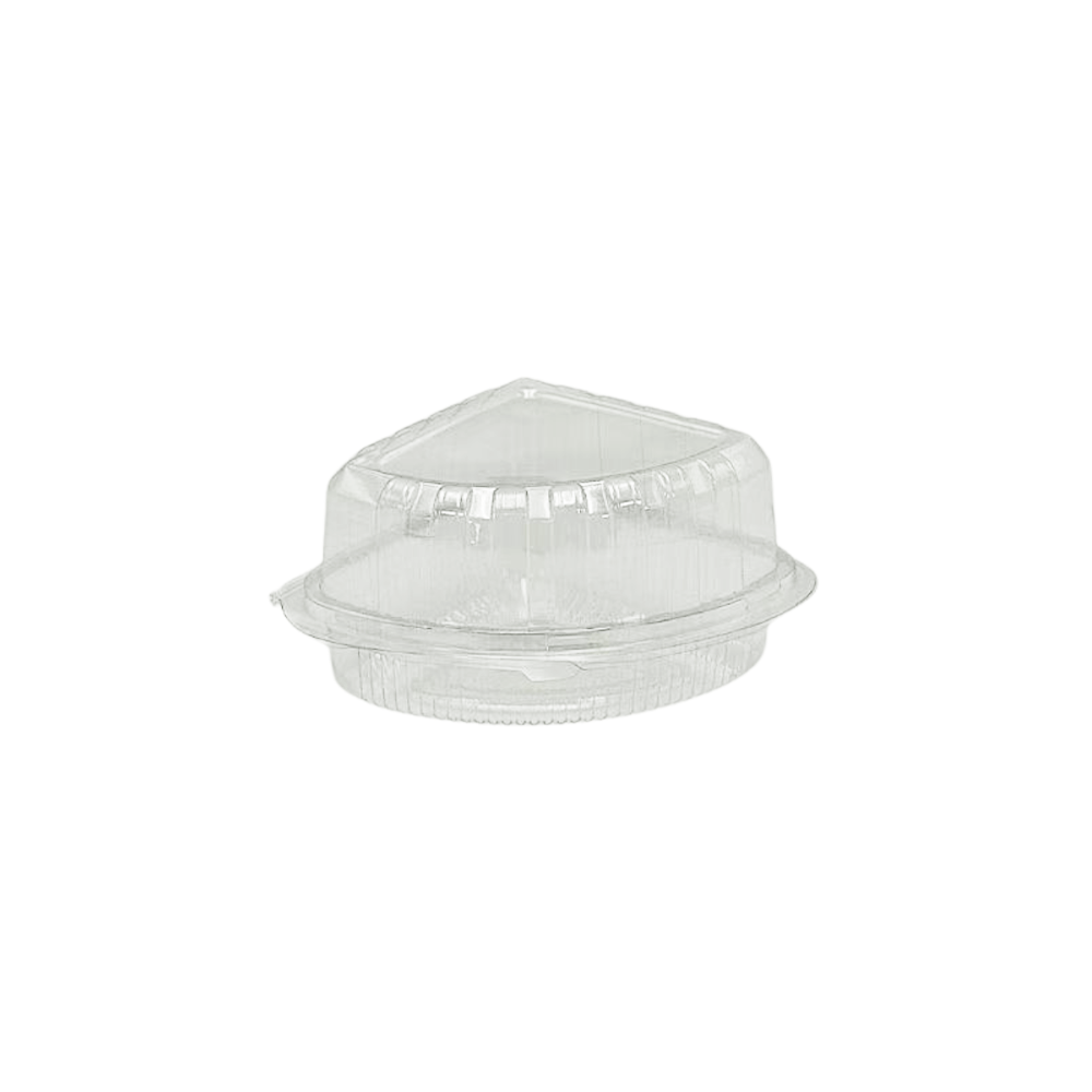 Individual Clear Quarter Slice Cake Hinged Lid - TEM IMPORTS™