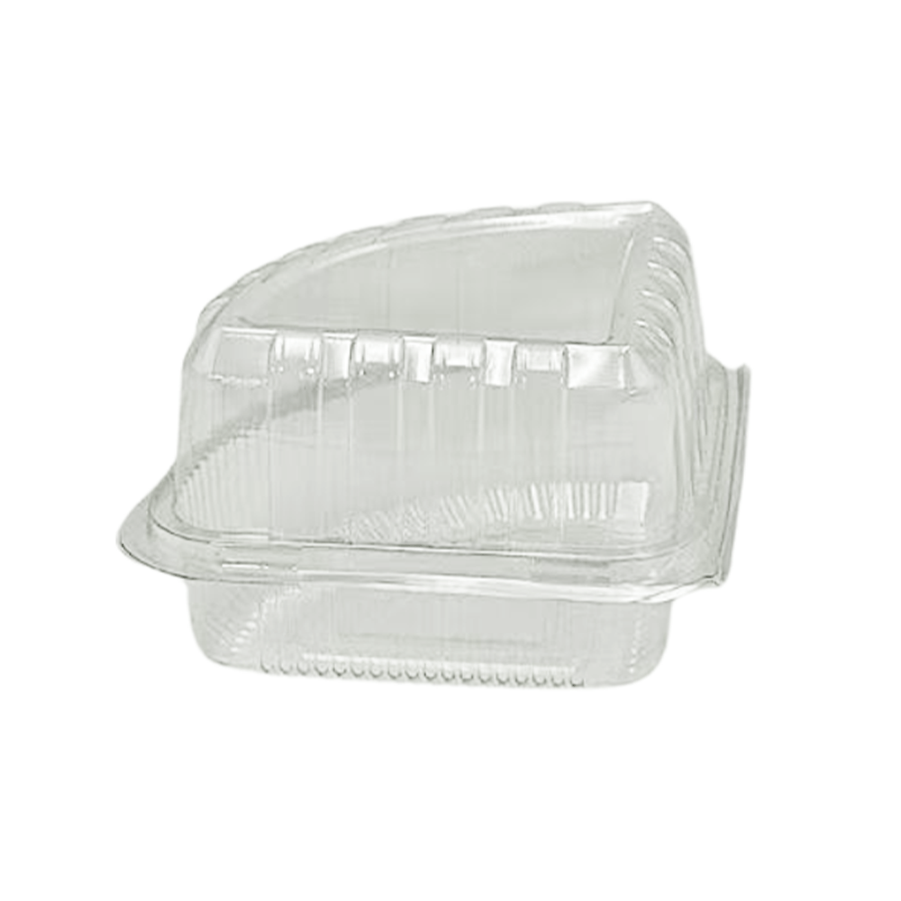 Individual Clear Quarter Slice Cake Hinged Lid - TEM IMPORTS™